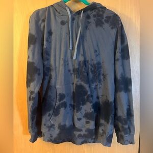 Black and Gray Tye-Dye sweatshirt